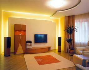 Монтаж гипсокартонных потолков